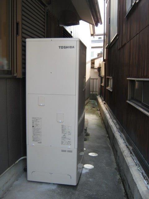 奈良県東芝エコキュートHWH-B376H施工後の写真
