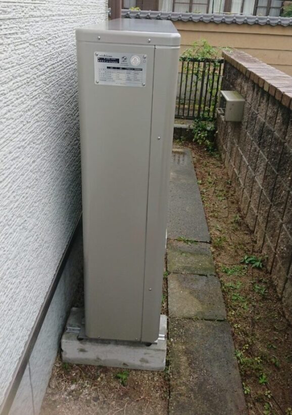 奈良県nichicon蓄電池ESS-U2M1施工後の写真