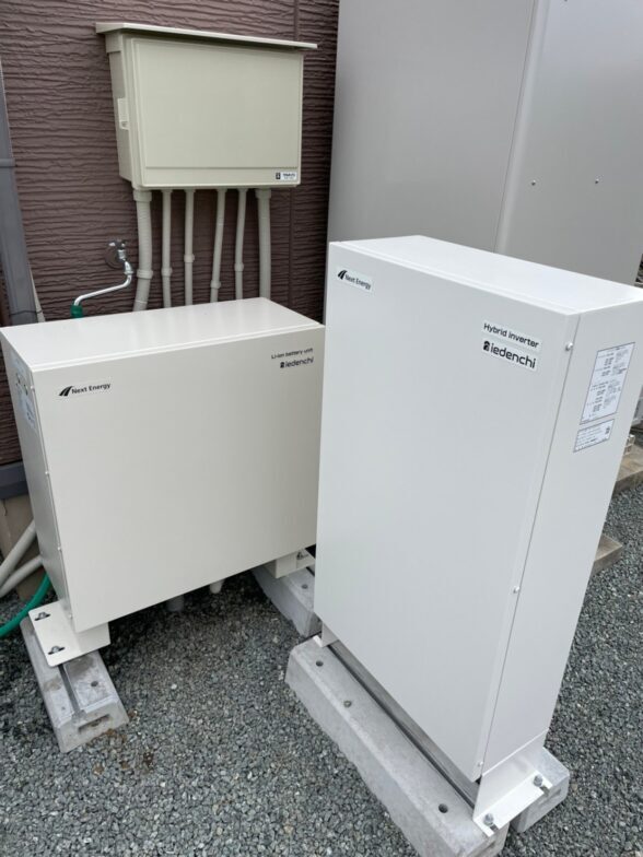 大阪府ネクストエナジー蓄電システムNXS-LU30100施工後の写真