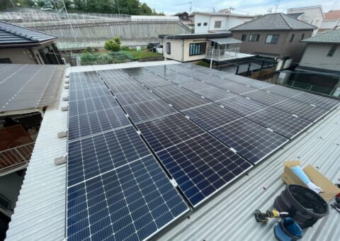 滋賀県　近江八幡市　R様邸　太陽光発電システム設置工事