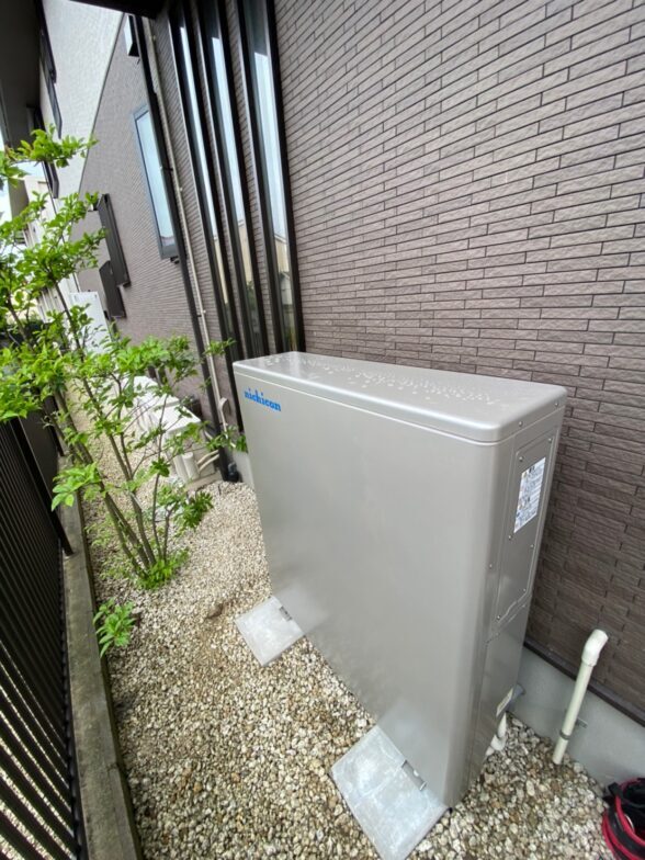 和歌山県ニチコン家庭用蓄電システムESS-U2M1施工後の写真