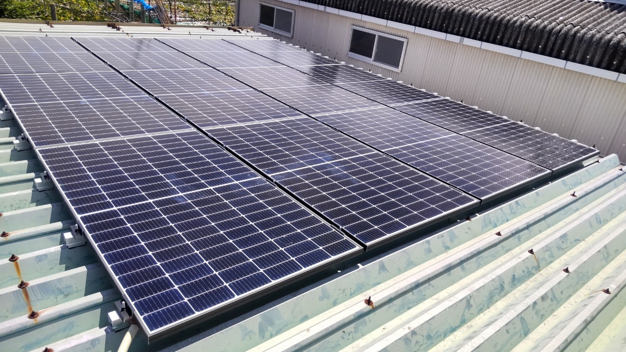 三重県Panasonic太陽光発電システムVBM375EJ01N施工後の写真