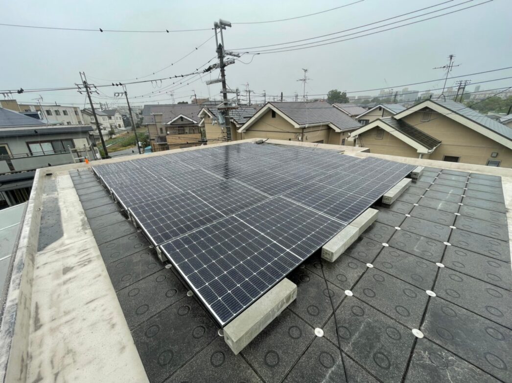 滋賀県Panasonic太陽光発電システムVBM375EJ01N施工後の写真