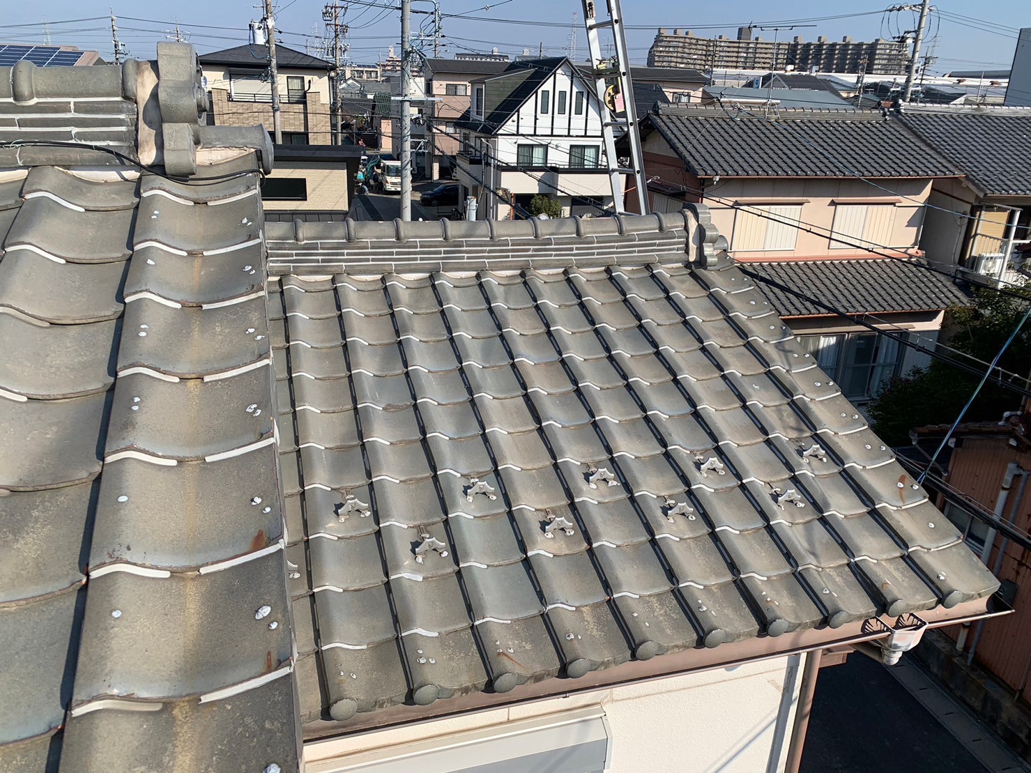 愛知県panasonic太陽光発電システムVBM375EJ01N施工前の写真