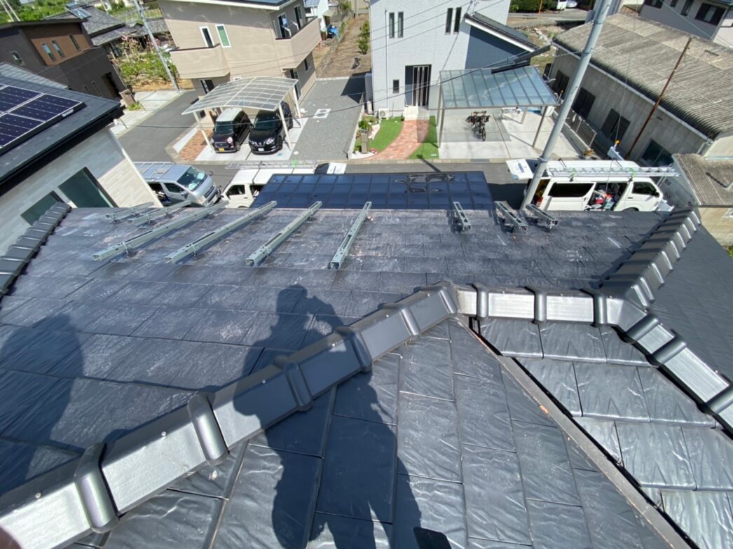愛知県長州産業太陽光発電システムCS-340B81施工前の写真