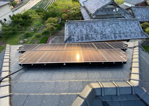 愛知県　清須市　K様邸　太陽光発電システム設置工事